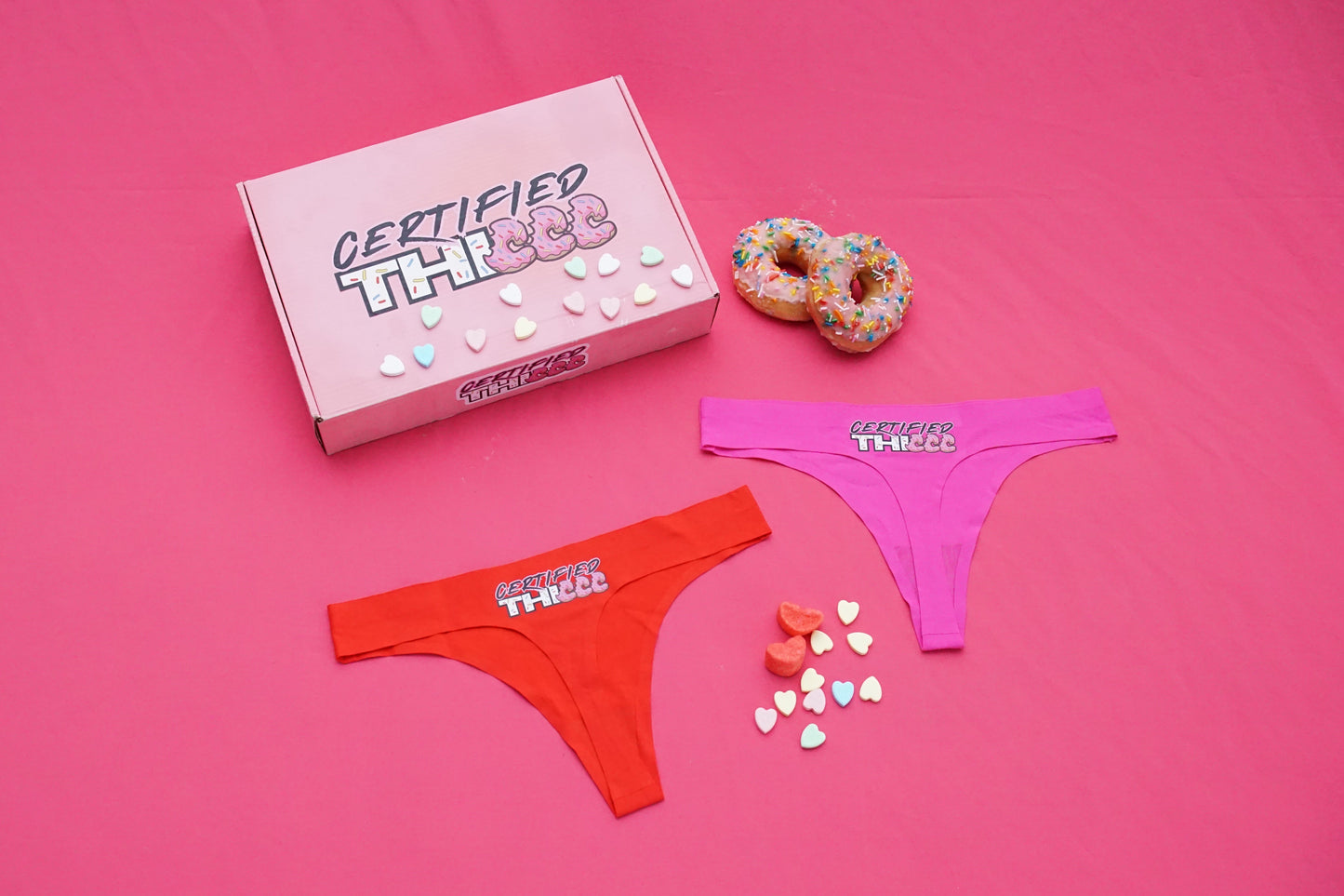 V-Day Seamless Thong Set