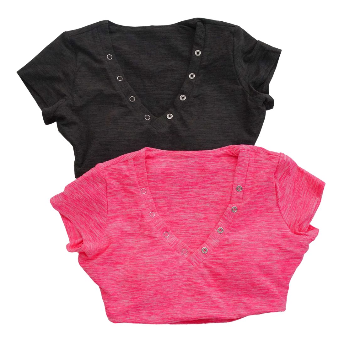 Stud Crop Tee