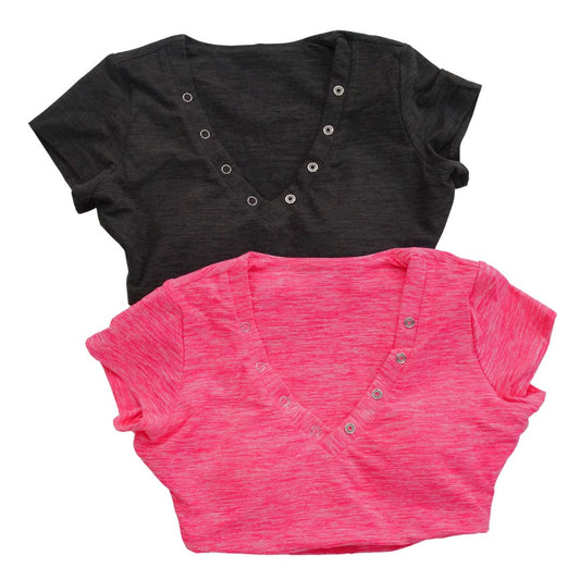 Stud Crop Tee