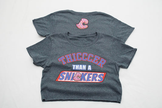 Thicccer than a Snickers Crop Tee