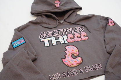 Certified Thiccc Crop Hoodie