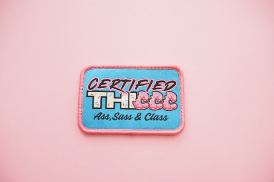 Certified Thiccc Embroidery Patch