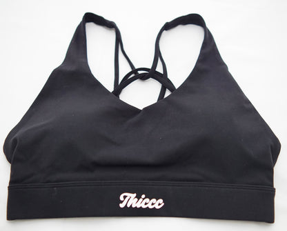 Thiccc Shine Sports Bra