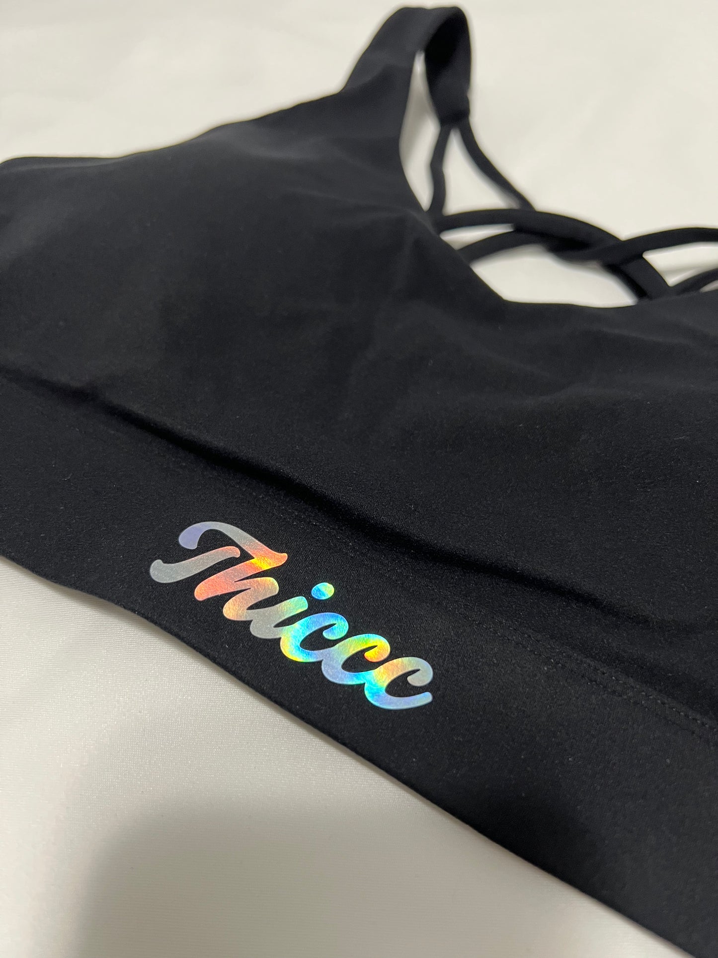 Thiccc Shine Sports Bra