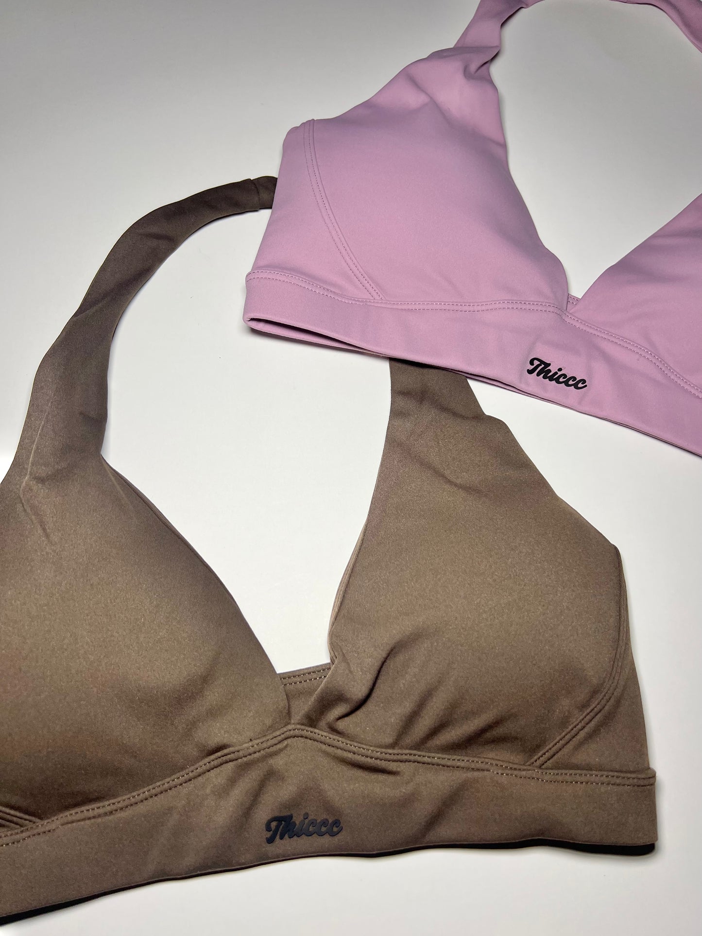 Thiccc V Halter Sport Bra